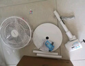 美的（Midea）【飓风节能】七叶柔风立式电风扇/家用轻音落地扇/台式小型风扇/大风力遥控定时摇头风扇 SAH35BSJ 实拍图