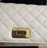CHARLES&KEITH经典菱格链条小方单肩斜挎包包女包生日礼物七夕礼物CK2-70160131 Cream奶白色 小包 实拍图