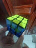 奇艺 彩色魔方3阶勇士S 顺滑专业比赛实色三阶魔方儿童学生玩具礼物 启航W贴纸黑3阶 含教程 实拍图