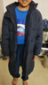 优衣库童装男童女童羽绒大衣/外套夹克保暖厚衣服473308 69 藏青色 140 实拍图