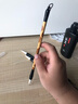 【全网低价，真便宜直播间】中盛画材 transon 贡品兼毫-小楷书法毛笔大中小白云国画羊毫文房四宝 实拍图