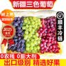 【顺丰】新疆葡萄 火焰玻璃翠无核三色白葡萄脆甜马奶提子水果 三色葡萄 4斤净重 精品果【自吃划算】 实拍图