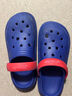 猪爸爸儿童洞洞鞋男童夏季家居室内防滑奥特曼中大童沙滩外穿凉拖鞋蓝24 实拍图