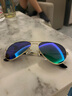 雷德蒙2026新款儿童墨镜男女孩子太阳镜男士蛤蟆镜偏光镜防紫外线眼镜潮 金色框 炫绿偏光片(儿童款) 大童(建议10-14岁左右) 实拍图