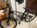 凤凰（Phoenix）上海凤凰软尾山地车自行车学生公路男变速双减震越野青少年赛车 钢架/辐条曜石黑【双减震/全轴承】 26寸24速【适合身高158-188cm 】 实拍图