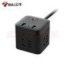 公牛（BULL）30WPD苹果快充魔方插座/插线板/插排/接线板 Type-c+USB+3插孔 全长3米黑色 GNV-UU2303H 总控开关 实拍图