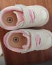 泰兰尼斯秋季学步鞋男宝宝鞋子女童婴儿鞋透气软底机能鞋白粉25码 实拍图