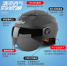 Andes HELMET3c认证电动摩托车头盔男四季女士夏季头盔安全帽四季通用夏天半盔 自由机甲梦【内置遮阳短镜】 均码 实拍图