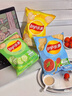 乐事（Lay's）薯片（黄瓜味+原味+红烩味+鱿鱼味+鸡翅味）400g 混合10包 实拍图