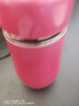希诺（HEENOOR） 保温杯女迷你小杯子便携水杯不锈钢真空口杯便携杯时尚网红水杯 粉红色 300毫升【礼盒装】 实拍图