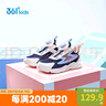 361°童鞋 儿童跑鞋夏男女童3-14岁大网孔旋钮跑鞋 蓝32 实拍图