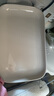 北鼎（Buydeem）陶瓷盘家用微波炉烤盘蒸烤菜盘烘焙餐具长方形搭配蒸炖锅 30cm方形白盘配件 实拍图