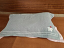 金号纯棉枕巾 3A级抗菌三层纱布枕头巾 星星款灰色单条80*52cm 134g 实拍图