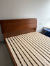 优卡吉胡桃木中式实木床1.8米x2米主卧双人床储物床1922 1.8米框架 实拍图