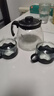 花茶壶套装泡茶壶水壶过滤加厚耐热水杯茶具耐用家用茶具整套 雅致黑一壶二杯 实拍图