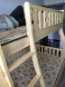 子薇上下床实木儿童床铺成人高低子母床双层床学生卧室储物双人床实木 直梯款 上铺宽1.15米下铺宽1.35米 实拍图
