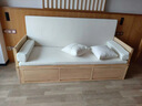 大叶和枫罗汉床 白蜡木实木沙发床罗汉床小户型罗汉实木沙发折叠罗汉床 罗汉床【带储物抽屉】 实拍图