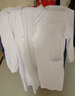 熠帛冬季防静电白大褂实验室男女药厂药店诊所牙科学生化学防酸碱 长袖纽扣袖口厚款（不勒手腕） 4XL (190) （体重210斤以下） 实拍图