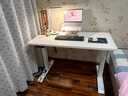 乐歌电动升降桌电脑桌站立办公家用写字书桌 E3/1.2m雅白色套装 实拍图
