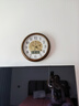 北极星（POLARIS）挂钟客厅实木钟家用复古高档液显挂表轻奢卧室万年历时钟40cm 实拍图