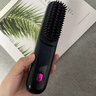 嘉柏兰无线直发梳负离子养发护发不伤发无线便携式直卷两用男女蓬松夹板神器高颅顶持久造型 【极光黑】三档调节丨液晶显示丨12亿水润负离子 实拍图