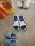 匹克态极拖鞋男鞋夏季外穿运动拖鞋篮球防滑凉拖女款户外沙滩鞋涉水鞋 【男款】撞色-米白/藏青 45 实拍图