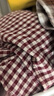 优衣库童装女童格子连衣裙/长袖田园风裙子481492 24 亮橙色 130 实拍图