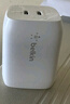 贝尔金（BELKIN）苹果充电器 65W氮化镓充电器 双口Type-C快充 苹果iPhone17macbook充电头 便携 WCH013 实拍图