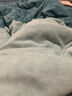 京东京造 220g牛奶绒四件套 A类秋冬加厚高克重法兰绒保暖双人床单枕套被套 1.5米床 海澜 实拍图