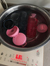 特百惠（Tupperware）茶韵500ML塑料杯男女士学生夏季运动水杯子户外便携大容量 酷炫黑 实拍图
