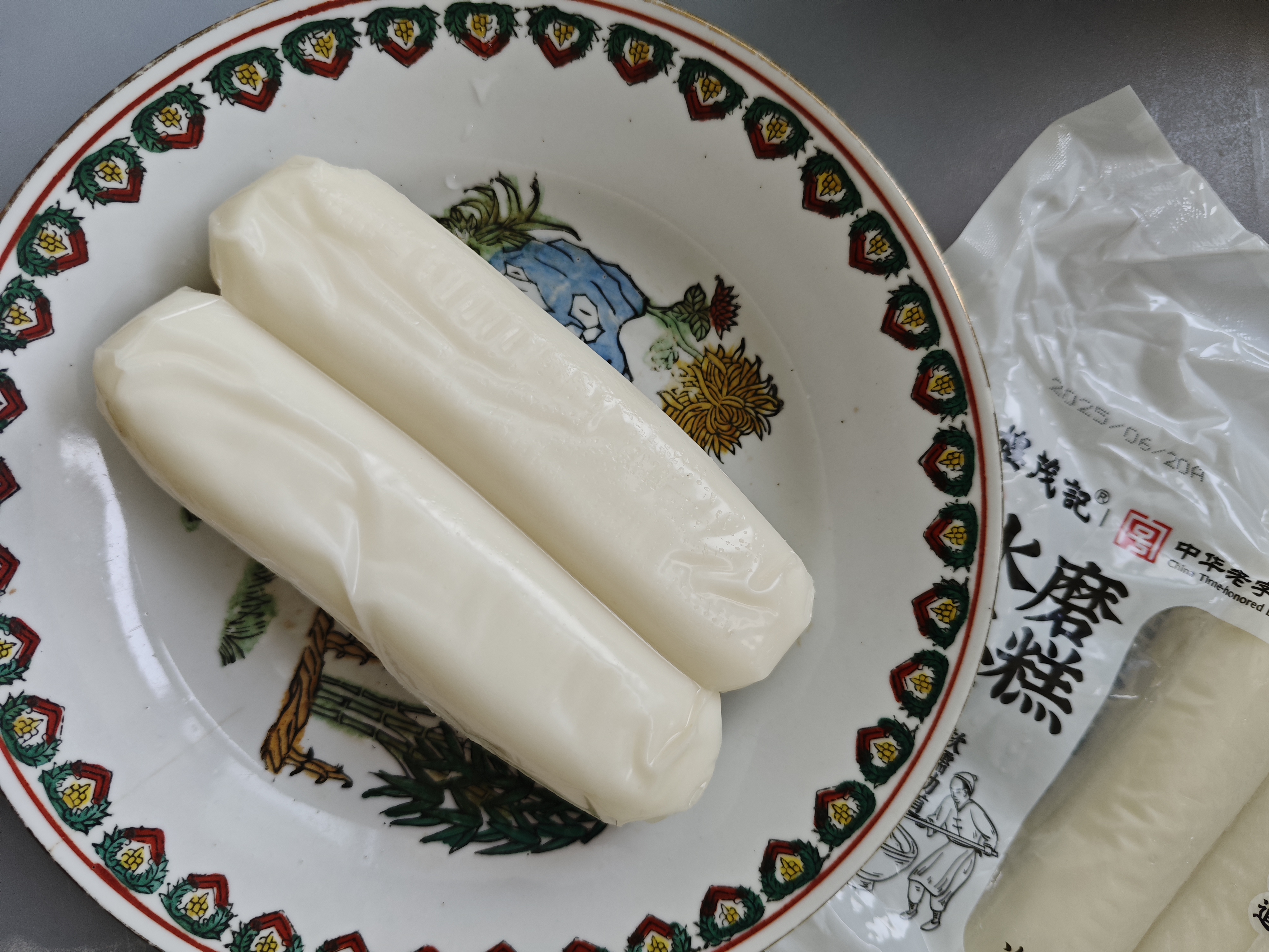 楼茂记宁波特产年糕水磨年糕 中华老字号 手工白条年糕 圆头年糕508g*1 实拍图