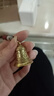 宫铃纯黄铜铃铛配饰汽车钥匙扣链挂件古风手工编织挂绳吊坠圈 心经铃铛祥云绳款 实拍图