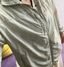 蕉内凉皮5系女士中长款防晒服凉感透气防晒衣户外外套 海沫绿 M 实拍图
