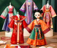 欣格儿童服装设计师玩具女孩diy手工制作实验材料包国风汉服创意时装女童7-14岁生日节日礼物换装娃娃 实拍图