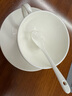 錦鳯锦凤骨瓷咖啡杯碟景德镇欧式简约咖啡套具矮 咖啡杯一杯一碟1勺 纯白月光杯碟 实拍图