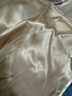 太湖雪真丝枕巾100%桑蚕丝16姆米绸枕头巾一只装丝滑成人枕头套差旅学生 典雅金48*74cm 1支 装 实拍图