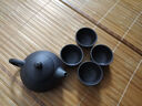 陶瓷茶具套装西施壶朱泥紫砂壶功夫茶杯小泡茶壶礼盒送礼紫砂茶杯 原矿黑紫砂西施壶 5头 实拍图