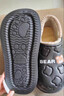 猫力防水棉拖鞋男士秋冬季新款包跟室内家居厚底毛绒保暖棉鞋男户外穿 黑色 42-43 适合41-42 实拍图