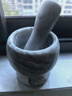 全适大理石捣蒜器蒜臼压蒜器石臼研磨器捣药器胡椒捣料器花岗岩捣姜器 实拍图
