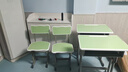 晶霄儿童学习桌椅套装作业课桌子小孩书桌写字桌学校小学生家用可升降 【校园pro款】双柱课桌+椅太子绿 实拍图