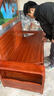 辰娅 实木沙发 胡桃木实木沙发组合现代中式冬夏两用大小户型储物家具 1+2+3+茶几+方几*1 实拍图