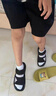 阿迪达斯 （adidas）童鞋露脚趾儿童凉鞋夏季款男童女童魔术贴软底小大童沙滩鞋GW0344 GW0344 黑 39 码/6uk/脚长24cm 实拍图