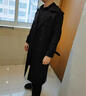 秋冬胖子模特比赛风衣男加肥加大码超长款过膝英伦风肥佬外套300 09款黑色（春秋里布款）偏大 偏大一个尺码 XL 大概160-175斤 实拍图