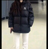 骆驼（CAMEL）【迪丽热巴同款】王者凯甲ICON冲锋衣女三合一羽绒服登山服 幻影黑，男款女生拍小1尺码，A35CAFO193 抓绒内胆 S 实拍图
