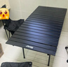 JEEP折叠桌椅露营装备便携野营蛋卷桌套装野餐桌子 60方桌（黑）  实拍图