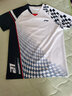 李宁（LI-NING）羽毛球服短袖套装春夏凉爽排球乒乓球赛比赛运动服时尚专业透气 男子/白色上衣/黑色长裤 套装 L 实拍图