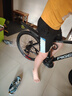 飞鸽（FLYING PIGEON）山地自行车成人男女变速山地车青少年中小学生车越野户外骑行单车 【高碳钢】G8002代-辐条轮-黑色 24寸轮组（适合145-170cm） 24速标准版 实拍图