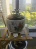 裕轩堂花盆陶瓷家用吊兰蝴蝶兰绿萝带托盘大号个性阳台简约多肉室内套装 梅兰竹菊（四个14厘米） 中等 实拍图