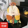 亲子款户外儿童出游减负轻便书包小学生女孩男孩旅游背包双肩包潮 小号彩色 实拍图