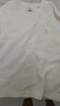 GXG男装 双色肌理面料宽松休闲圆领短袖T恤男士上衣G24D442161 米白 XL 实拍图